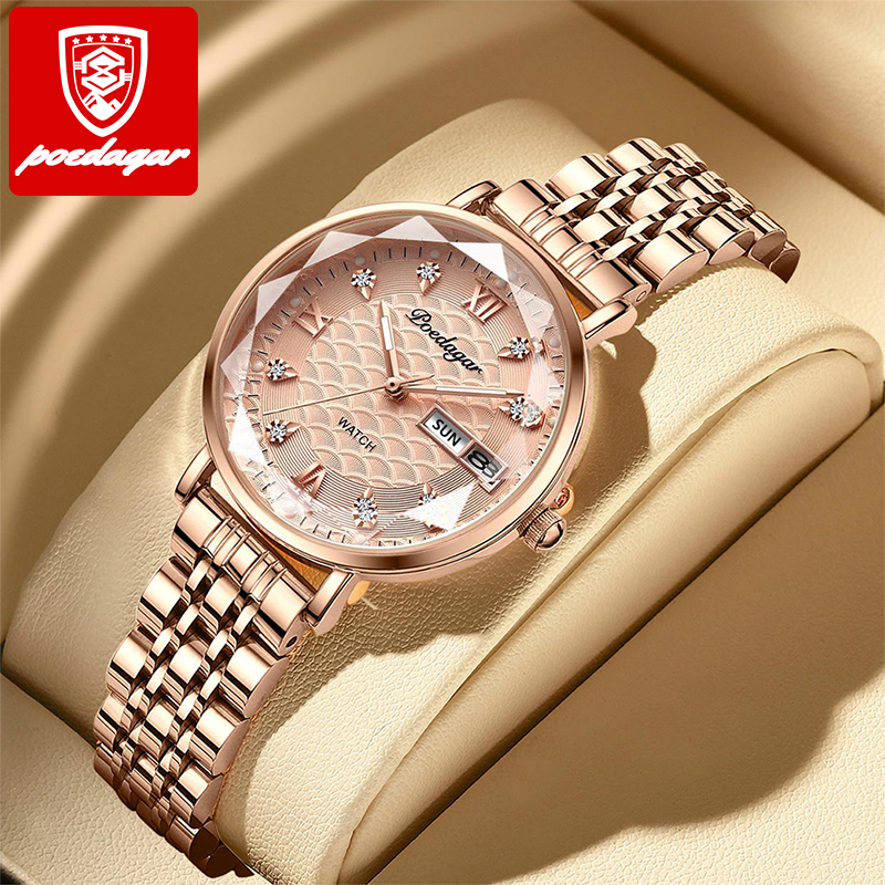 Montre POEDAGAR 3012 pour Femme - Or Rose